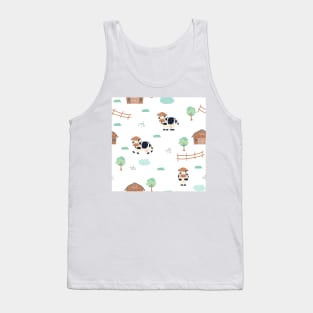 Farm cute animals pattern Tank Top